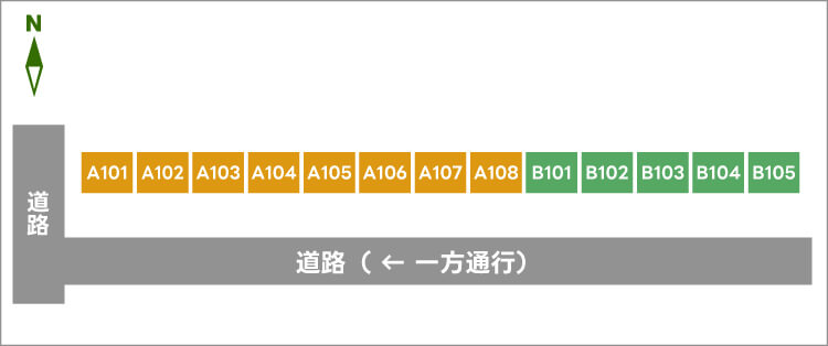 T-SPACE二軒屋　平面図