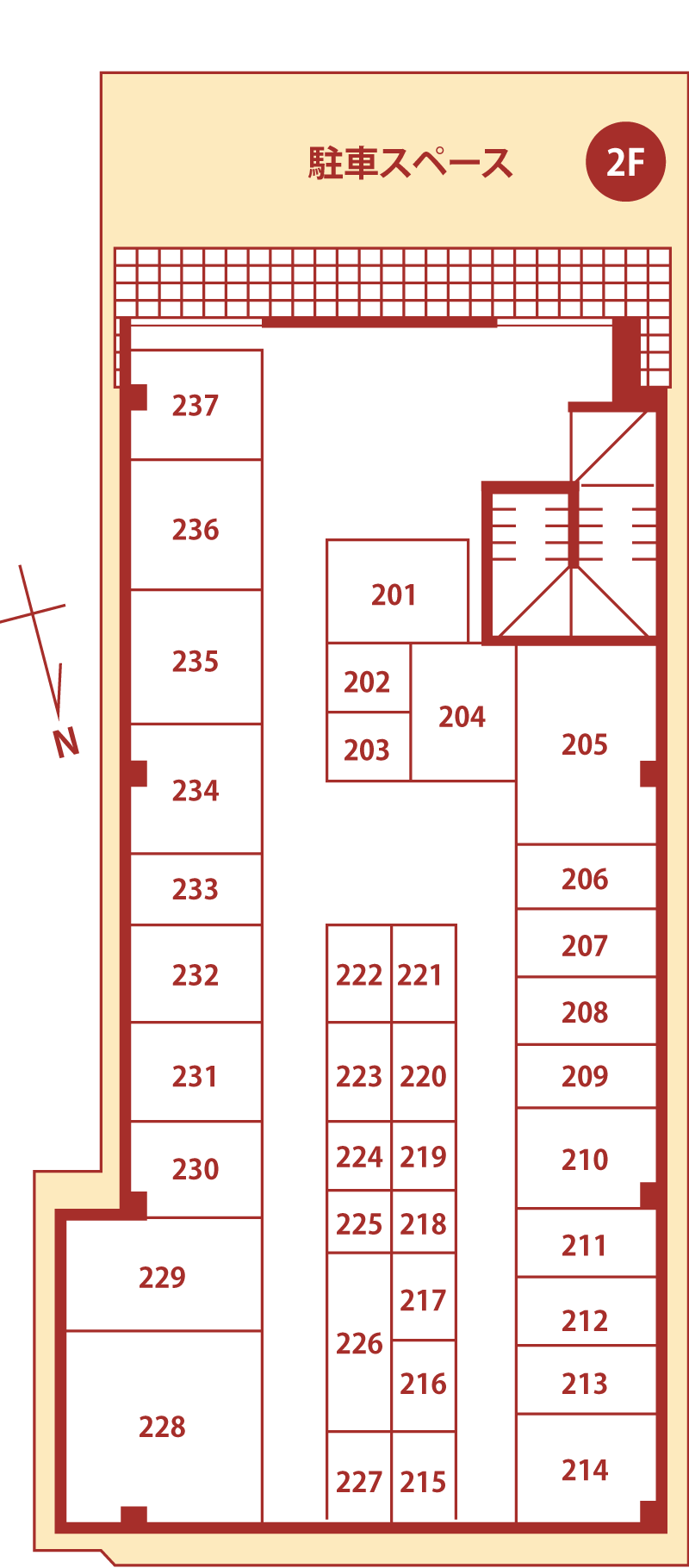 エール昭和町店 平面図